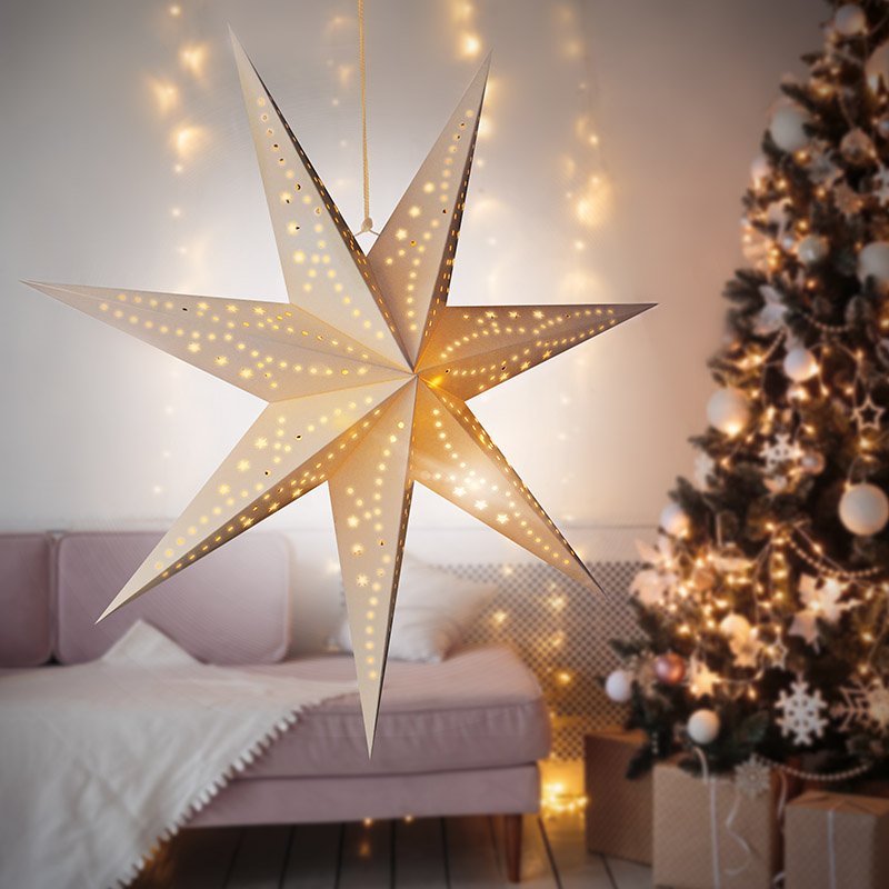 Solight LED vianočná hviezda, závesná, 60cm, 20x LED, časovač, 2x AA - Image 9