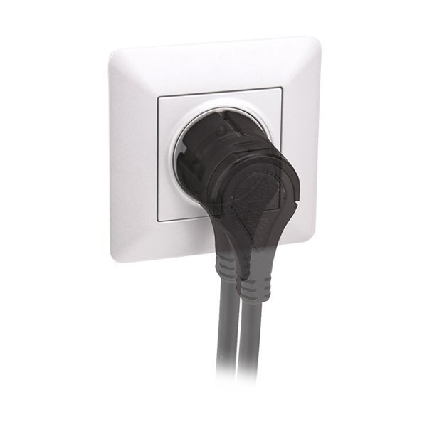 Solight zásuvka Slim PUSH, bezpečnostný posuvný stred, biela - Image 2