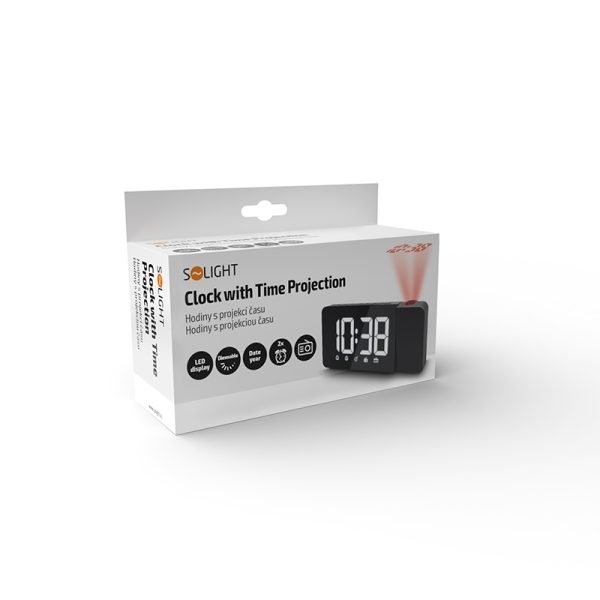 Solight projekčné hodiny s rádiom a budíkom - Image 2