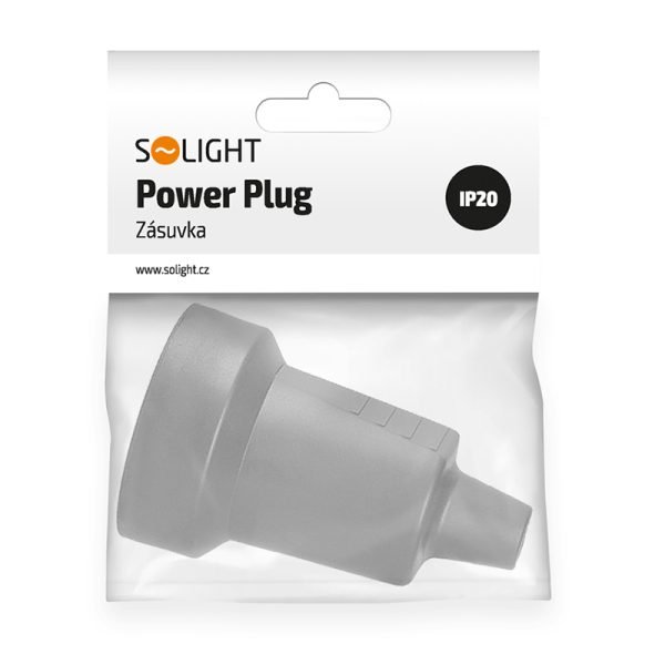 Solight zásuvka priama, IP20, čierna - Image 7