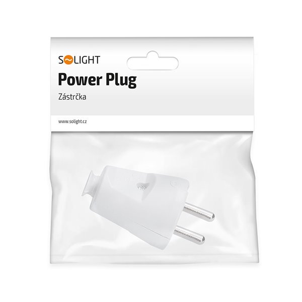 Solight zástrčka priama, IP20, biela - Image 4