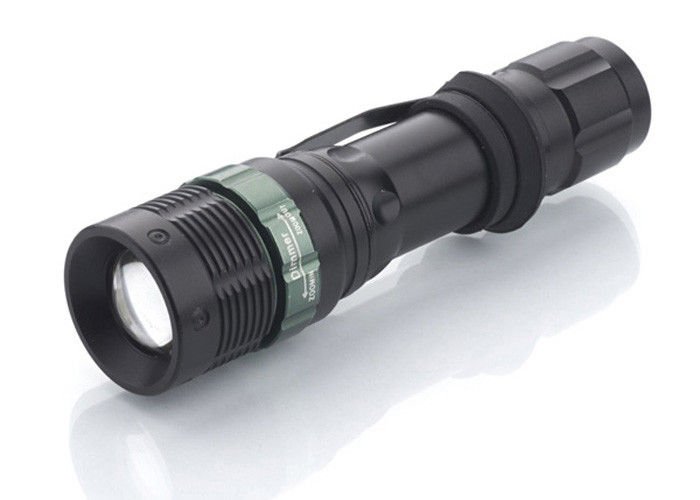 Solight LED kovové svietidlo, 150lm, 3W CREE LED, čierna, fokus, 3 x AAA