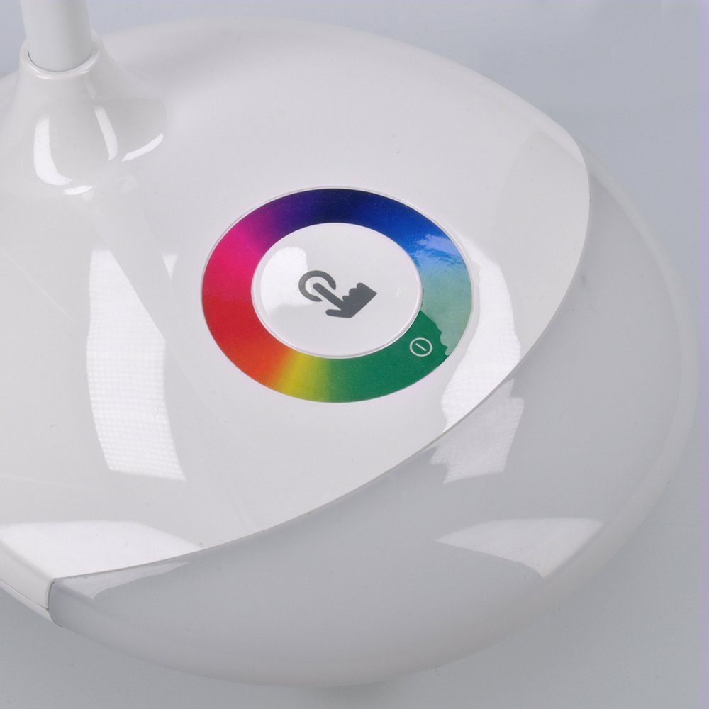 Solight LED stolná lampička nabíjacia, 5W, RGB podsvietenie, stmievateľná, USB napájanie - Image 4