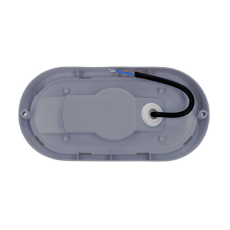 Solight LED vonkajšie osvetlenie oválne, 13W, 910lm, 4000K, IP54, 21cm, sivá farba - Image 6