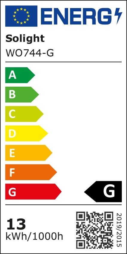 Solight LED vonkajšie osvetlenie oválne, 13W, 910lm, 4000K, IP54, 21cm, sivá farba - Image 11