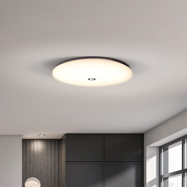 Solight LED stropné svietidlo PLAIN s PIR senzorom, 18W, 1260lm, 3000K, okrúhle, 33cm - Image 2