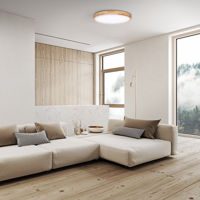 Solight LED osvetlenie s diaľkovým ovládačom Solid Oak, 48W, 3360lm, 39cm, zmena chromatičnosti, stmievateľné - Image 8