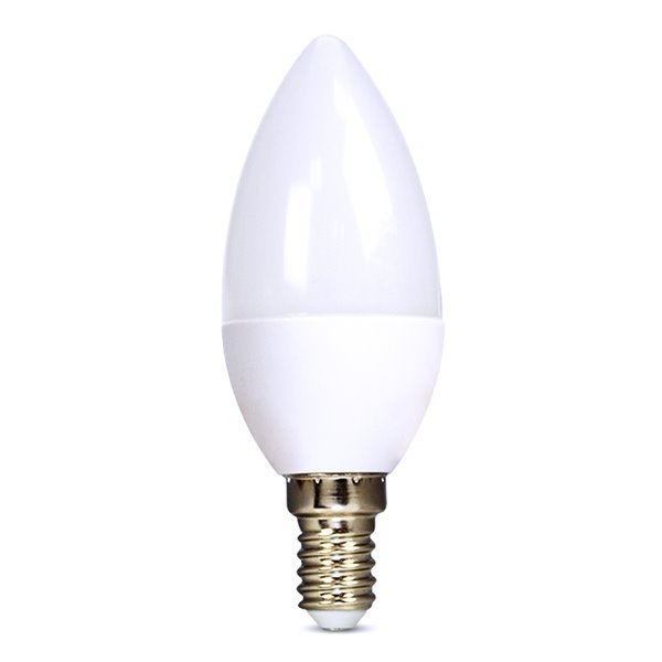 Solight LED žiarovka, sviečka, 6W, E14, 3000K, 510lm