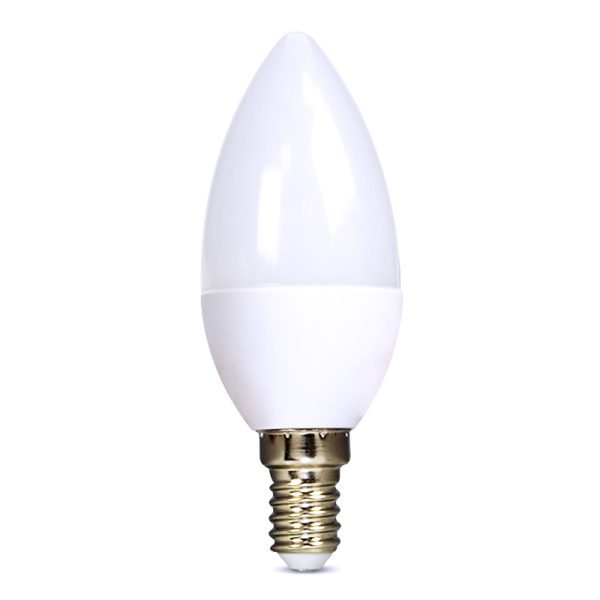 Solight LED žiarovka, sviečka, 8W, E14, 4000K, 720lm